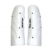 UFO Slalom Ski Racing Shin Guards Long White