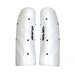 UFO Slalom Ski Racing Shin Guards Long White