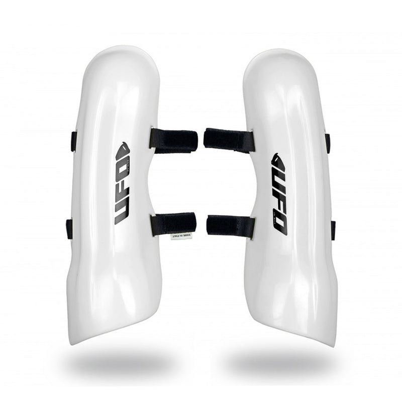 UFO Slalom Ski Racing Knee and Shin Guards - white