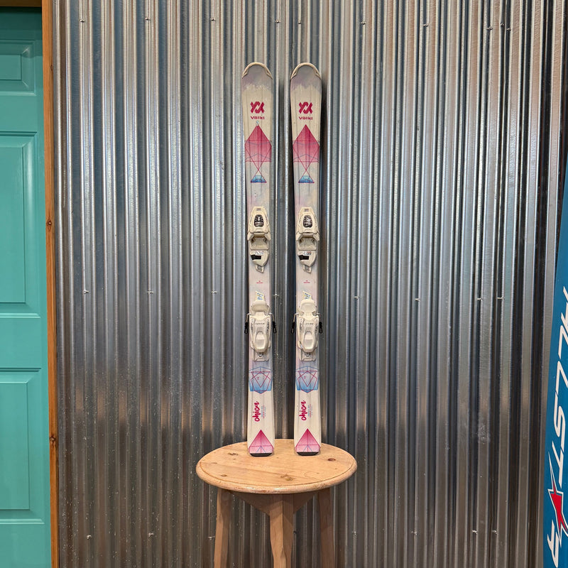 Volkl Chica Kid's Skis w/ Marker 4.5 GW Bindings - USED 120cm