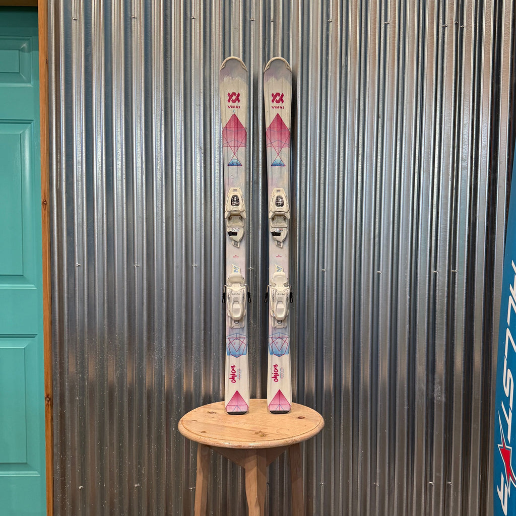 フォルクル+マーカー/キッズ120cm/金具付きスキー/chica/volkl volkl-chica-kids-skis-with-