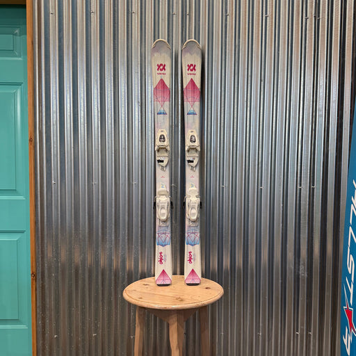 Volkl Chica Kid's Skis w/ Marker 4.5 GW Bindings - USED 120cm