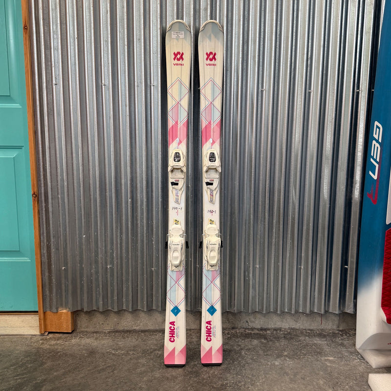 Volkl Chica Kid's Skis w/ Marker 7 GW Bindings - USED