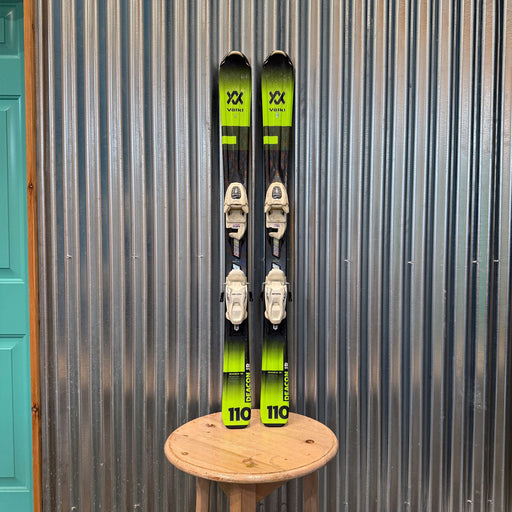 Volkl Deacon JR Kid's Skis w/ Marker Vmotion 4.5 GW Bindings - USED 110cm