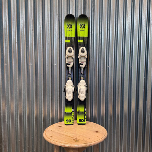 Volkl Deacon JR Kid's Skis w/ Marker Vmotion 4.5 GW Bindings - USED 90cm