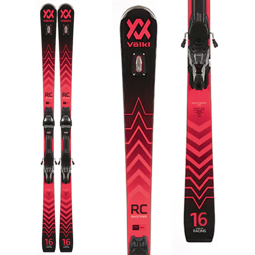 Volkl Racetiger RC Black Race Skis w/ Marker VMotion 12 GW Bindings 2023
