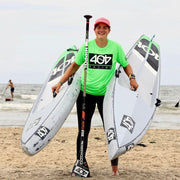 404 Jump 14' Carbon Stand Up Paddle Board action 1