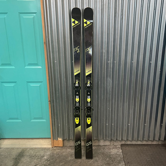 Fischer RC4 GS World Cup FIS Kid's Race Skis w/ Fischer Bindings - USED