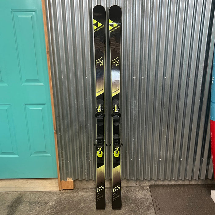 Fischer RC4 GS World Cup Kid's Race Skis w/ Fischer Bindings - USED