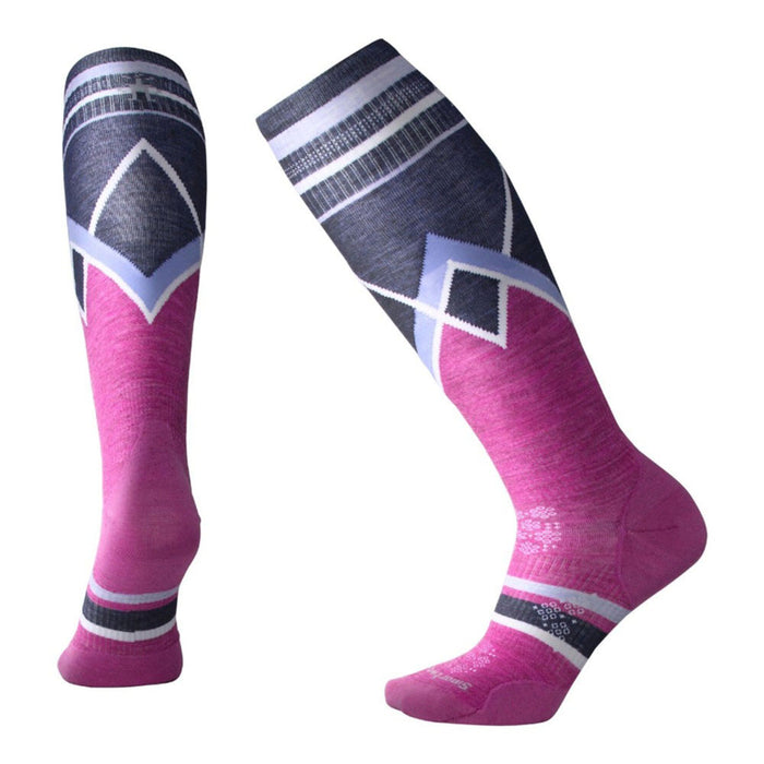 Smartwool PHD Ultra Light Women's Ski Socks - Purple/Blue