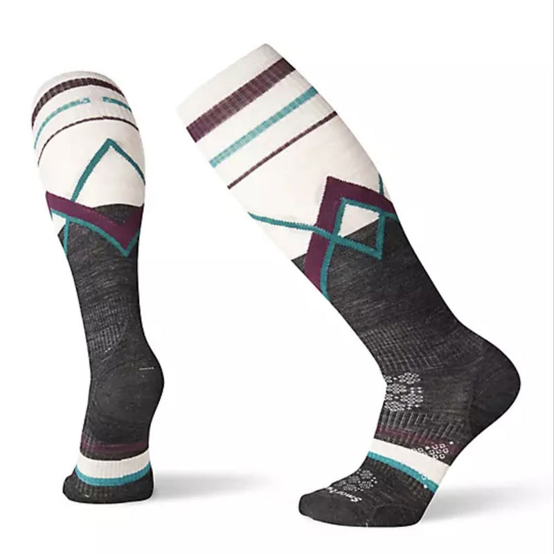 Smartwool PHD Ultra Light Ski Socks - Tan/Purple